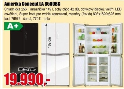 Americká chladnička Concept LA 8580