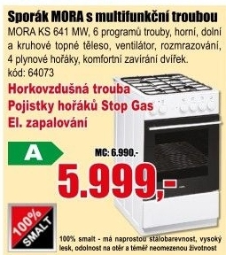 Sporák Mora KS 641 MW