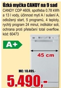 Myčka CDP 4609 EVO Space Candy