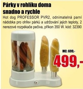 Přístroj na hot dogy Professor PVR2