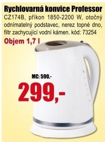 Rychlovarná konvice Professor CZ174B