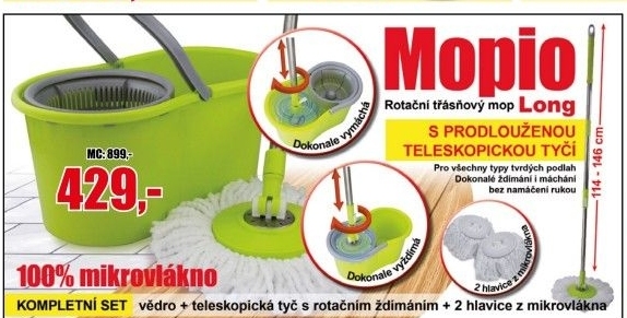 Mop set rotační Mopio