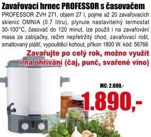 Zavařovací hrnec Professor ZVH 271
