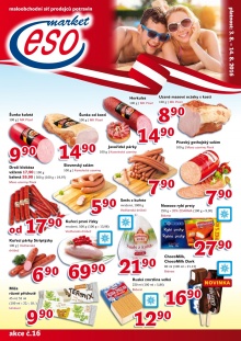 akční leták ESO MARKET 3.8.2016-14.8.2016