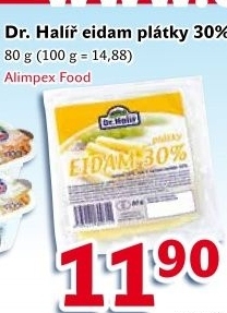 Sýr Eidam 30% Dr.Halíř