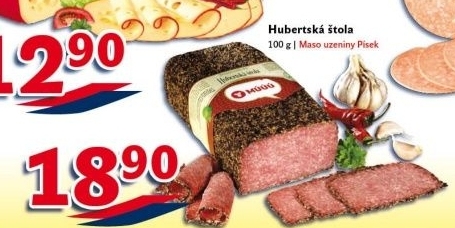 Štola hubertská Maso uzeniny Písek