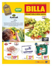 akční leták BILLA 3.8.2016-9.8.2016