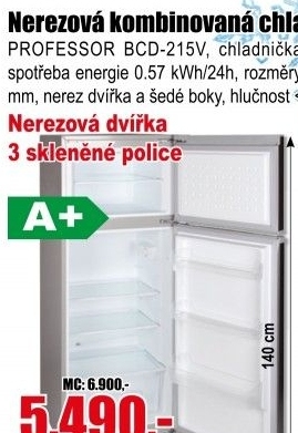 Chladnička s mrazničkou BCD215V Professor