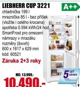 Kombinovaná chladnička Liebherr CUP 3221