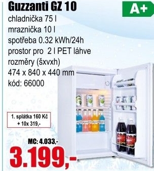 Chladnička Guzzanti GZ 10