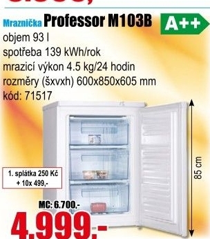 Mraznička Professor M103B