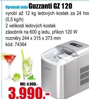 Výrobník ledu Guzzanti GZ 120