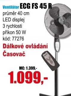 Ventilátor ECG FS 45 R