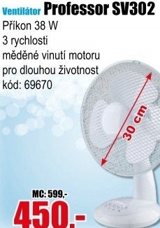 Ventilátor Professor SV302