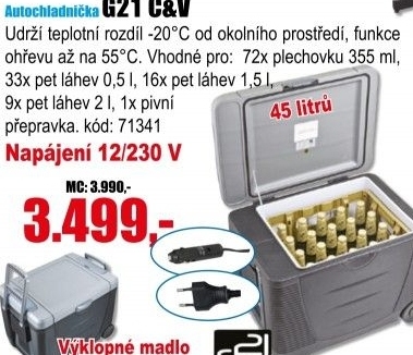 Autochladnička G21 C&
