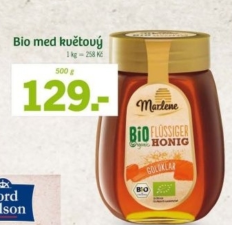 Med květový Bio Marlene