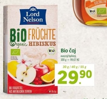 Ovocný čaj Bio Lord Nelson