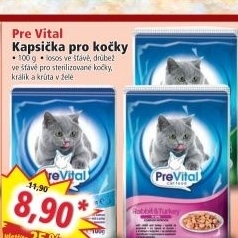 Kapsičky pro kočky PreVital