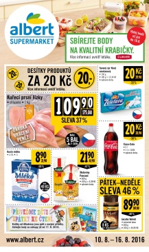 akční leták Albert 10.8.2016-16.8.2016