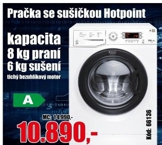 Pračka se sušičkou Hotpoint WDD 8640B