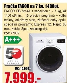 Pračka Fagor FE-7214A