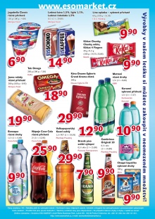 akční leták ESO MARKET 17.8.2016-28.8.2016
