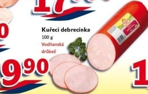 Debrecínka kuřecí Vodňanské kuře