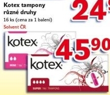 Tampony Kotex