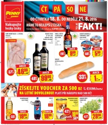 akční leták Penny Market 18.8.2016-21.8.2016