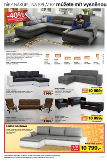 akční leták Sconto nábytek 17.8.2016-30.8.2016