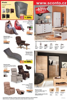 akční leták Sconto nábytek 17.8.2016-30.8.2016