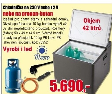 Chladnička absorpční Meva XC-42G