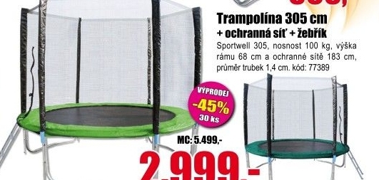 Trampolína Sportwell