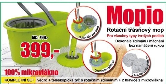 Mop set rotační Mopio