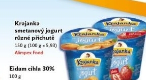 Jogurt smetanový ochucený Krajanka