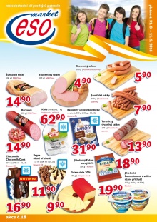 akční leták ESO MARKET 31.8.2016-11.9.2016