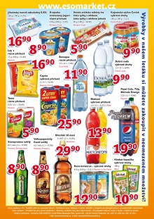 akční leták ESO MARKET 31.8.2016-11.9.2016