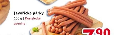 Párky javořické Kostelecké uzeniny