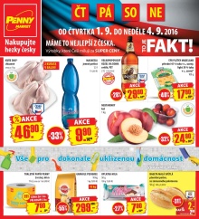 akční leták Penny Market 1.9.2016-4.9.2016