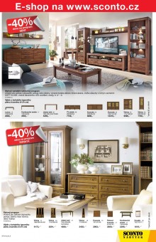 akční leták Sconto nábytek 31.8.2016-13.9.2016