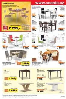 akční leták Sconto nábytek 31.8.2016-13.9.2016