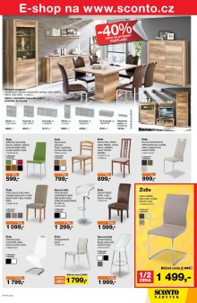 akční leták Sconto nábytek 31.8.2016-13.9.2016