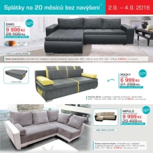 akční leták Jena nábytek 31.8.2016-20.9.2016