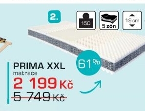 Prima XXL 200x90