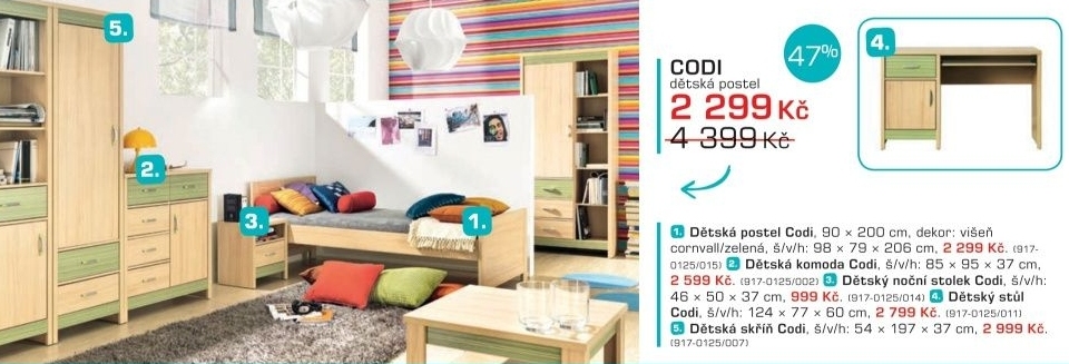 Codi CD 1 (višeň cornvall/zelená)