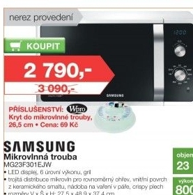 Mikrovlnná trouba Samsung MG23F301EJW