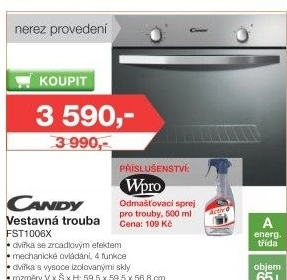 Vestavná trouba Candy FST1006X - Electro World akcniletaky.com