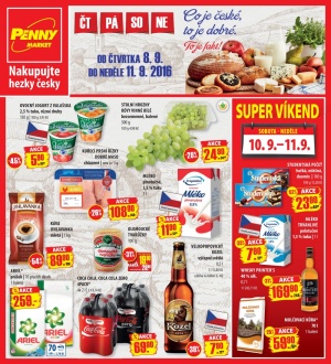 akční leták Penny Market 8.9.2016-11.9.2016
