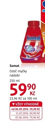 Čistič myčky Somat