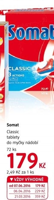 Tablety do myčky Classic Somat